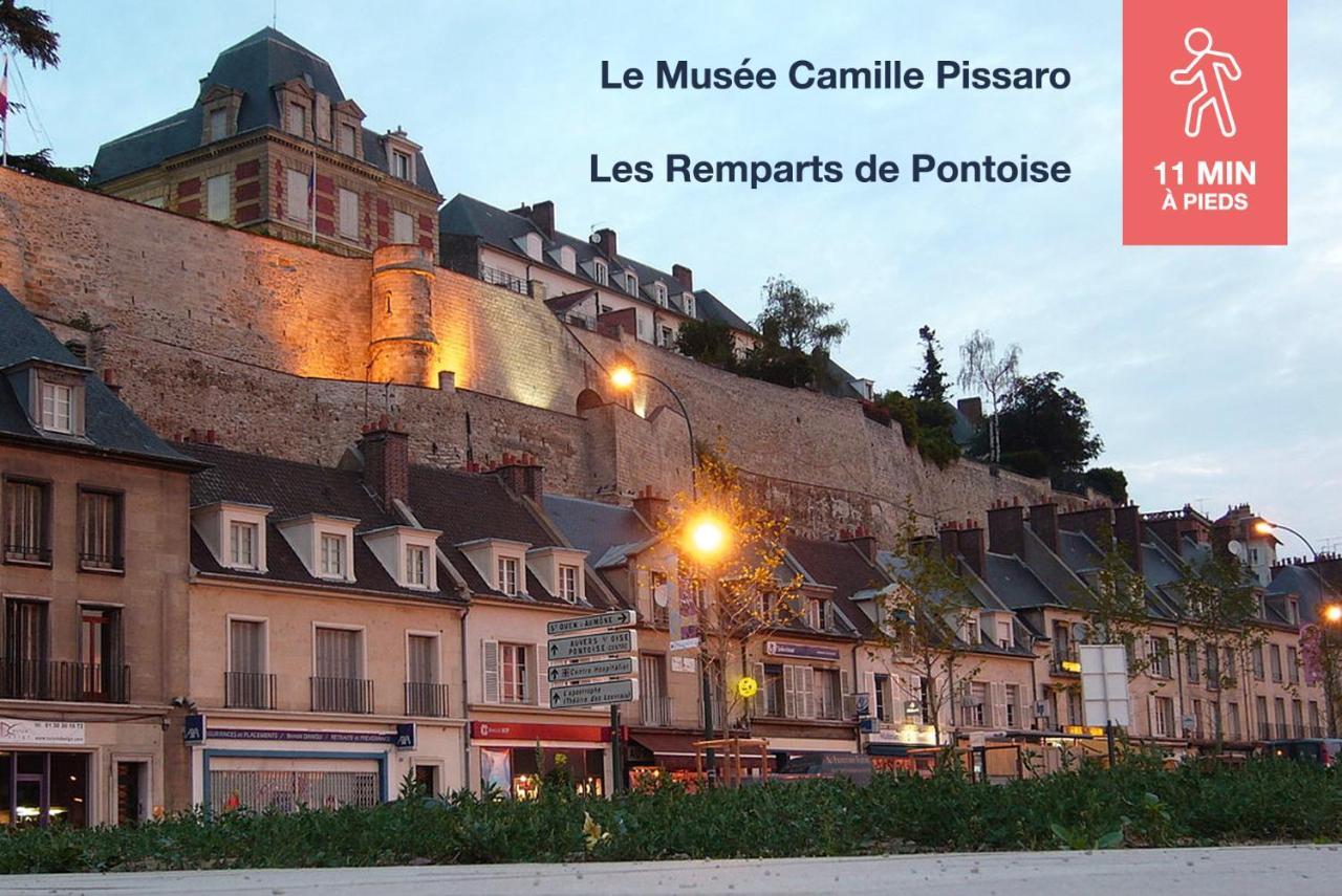 Studio Cosy En Plein Coeur Historique De Pontoise 아파트 외부 사진